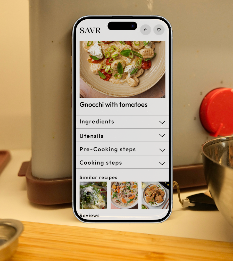 SAVR — a meal planning and grocery app